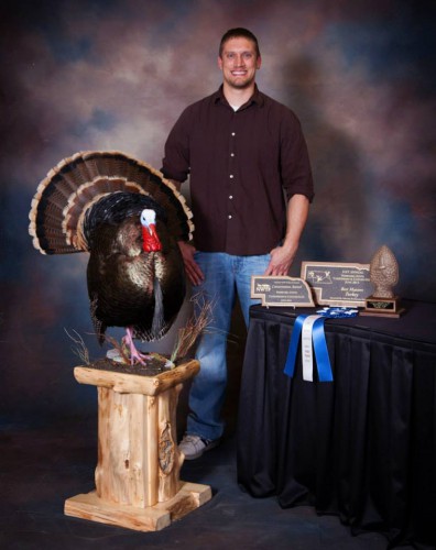 A national award-winning taxidermist